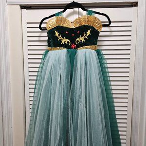 FROZEN ANNA COSTUME..size 4-6T